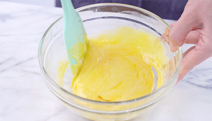 Rubber Spatula Mixing Batter
