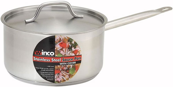 Winware 6 quart saucepan